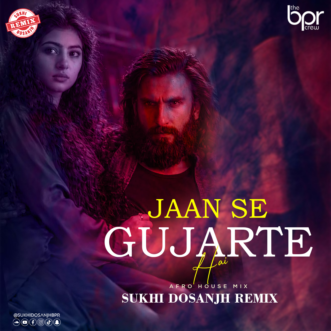 Jaan Se Guzarte Hai (Afro House Remix) — Sukhi Dosanjh remix of Dharundhar, cover artwork