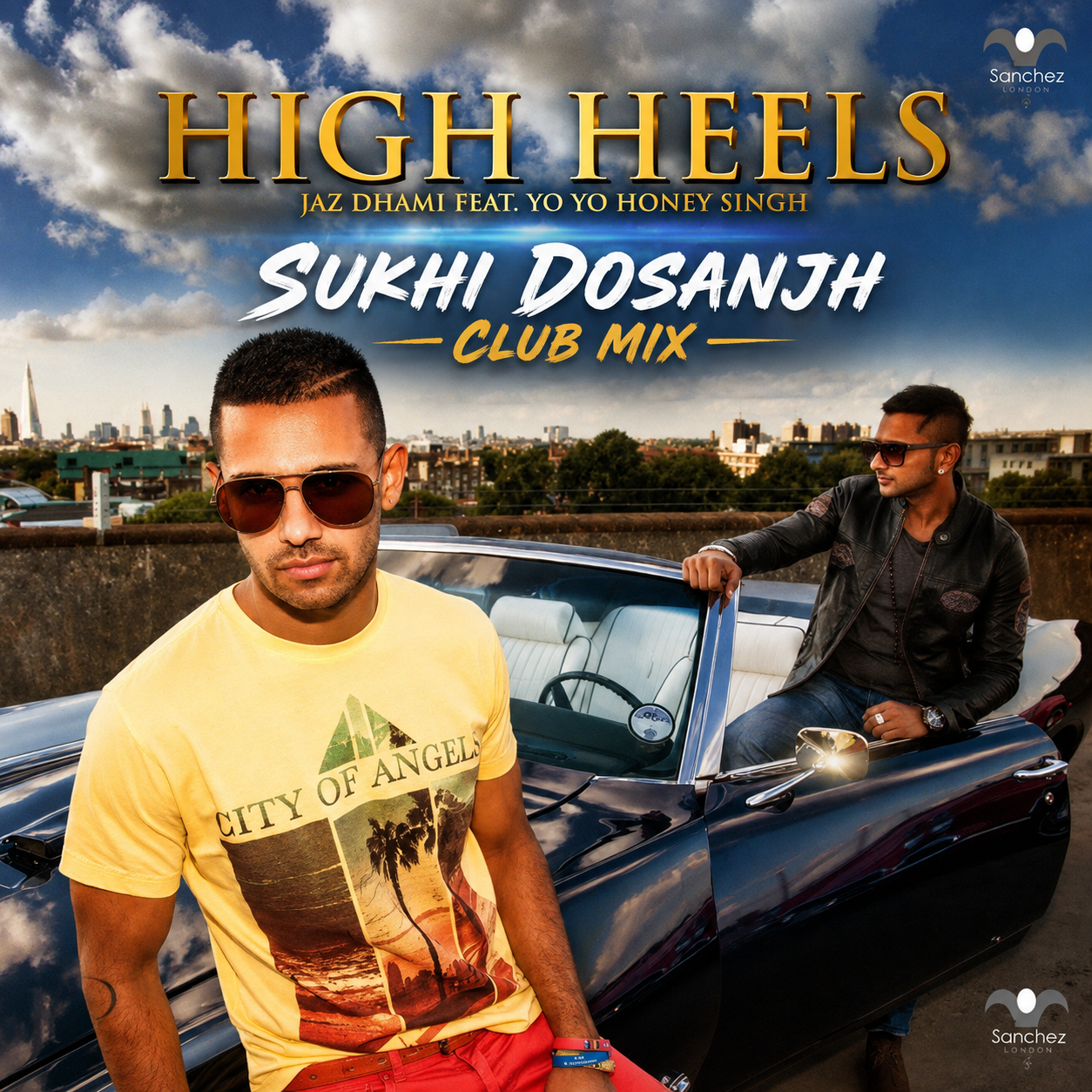 High Heels (Afro House Mix) — Sukhi Dosanjh remix of Jaz Dhami ft. Yo Yo Honey Singh, cover artwork