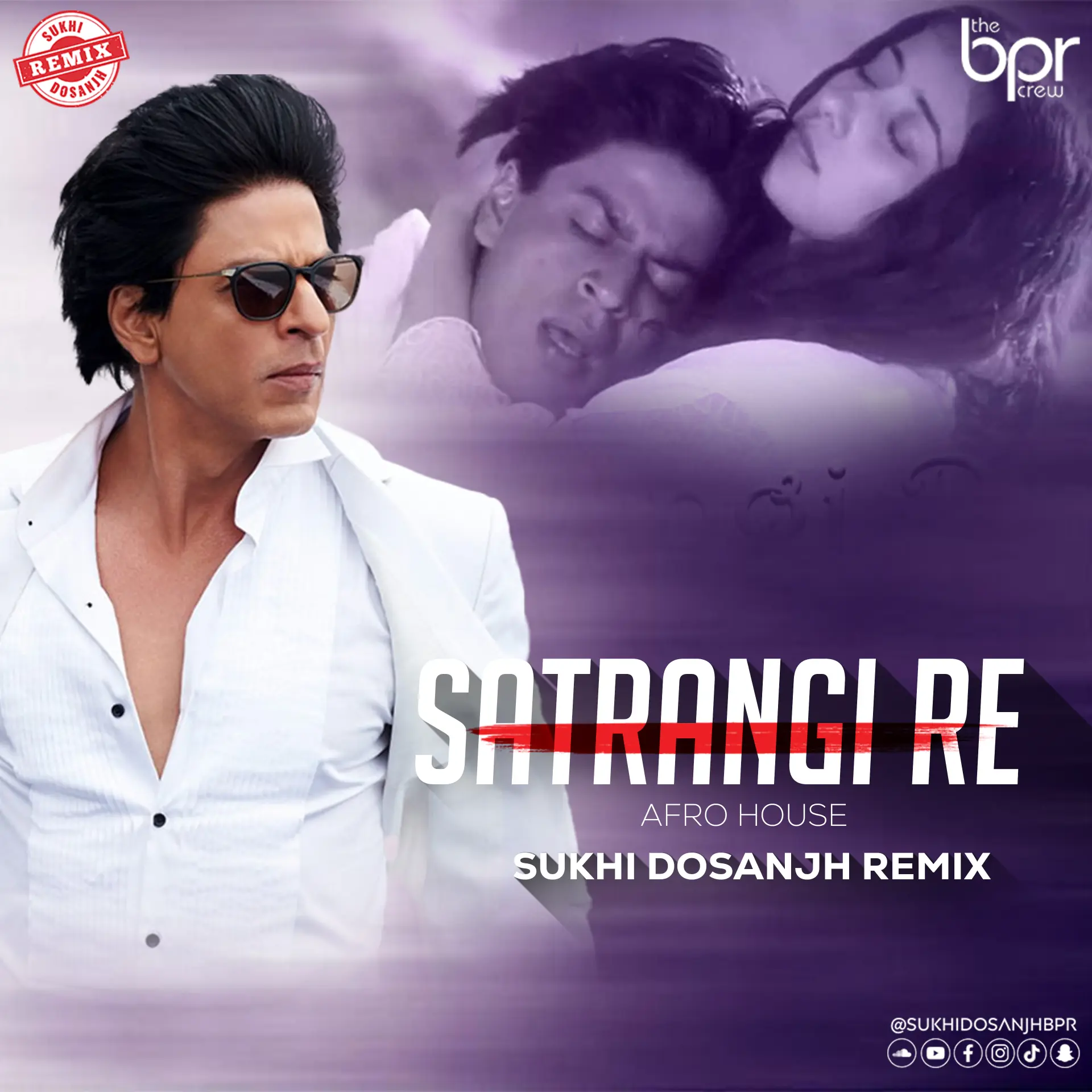 Satrangi Re (Afro House Remix) — Sukhi Dosanjh remix of A.R. Rahman & Sonu Nigam, cover artwork