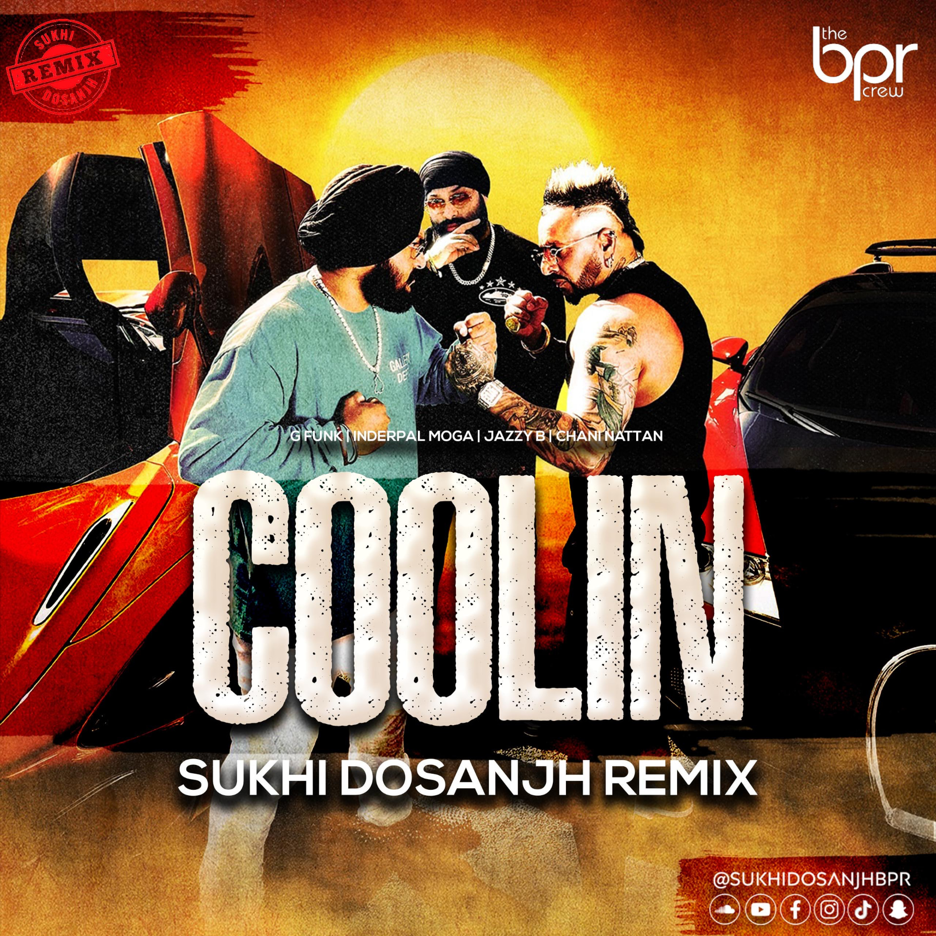 Coolin — Sukhi Dosanjh remix of Inderpal Moga ft. Jazzy B, cover artwork
