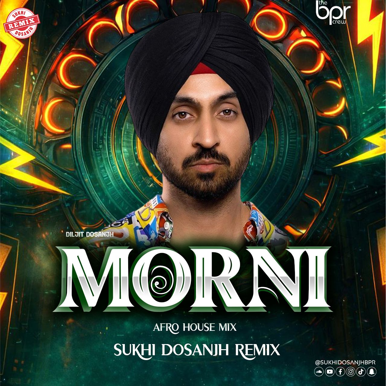 Morni (Afro House Remix) — Sukhi Dosanjh remix of Diljit Dosanjh, cover artwork
