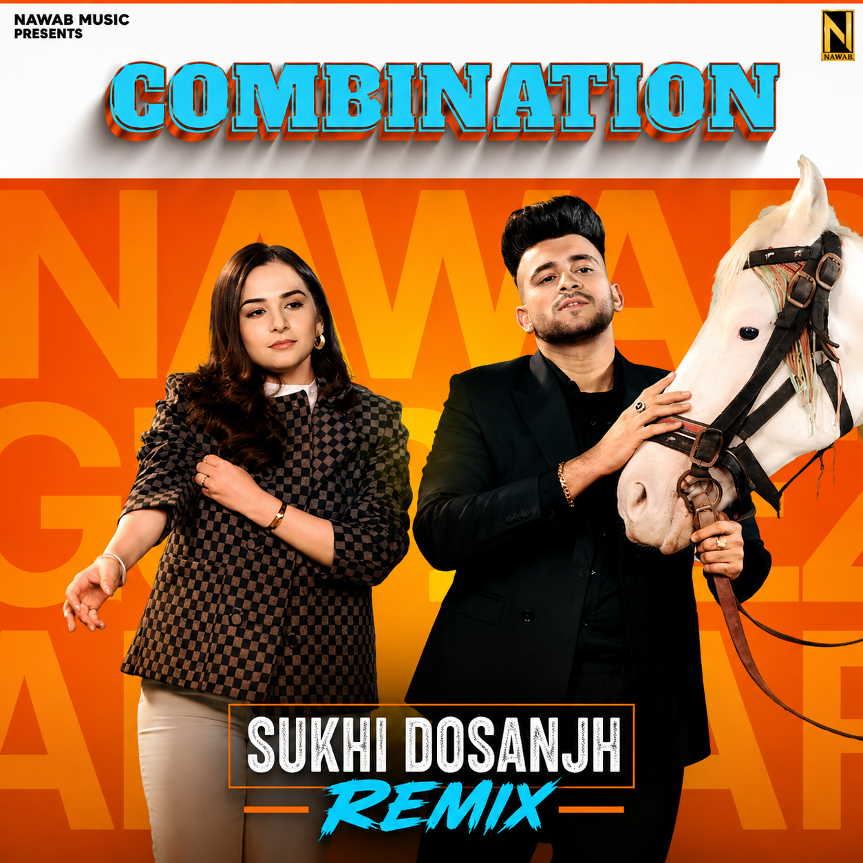 Combination (The Remix) — Sukhi Dosanjh remix of Gur Sidhu, Gurlez Akhtar, cover artwork