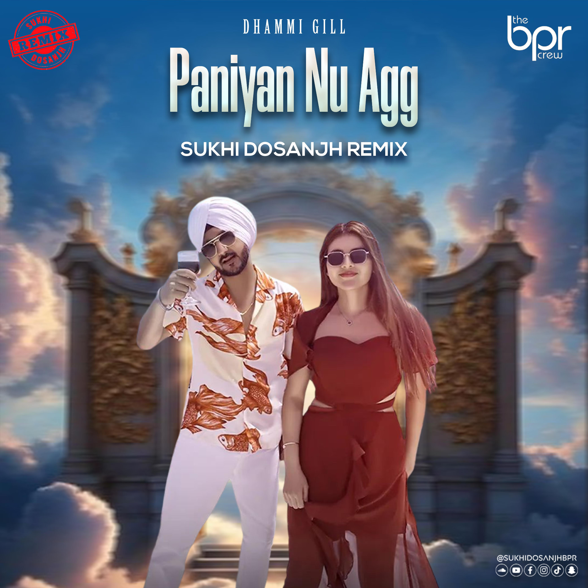 Paniyan Nu Agg (Desi Refix) — Sukhi Dosanjh remix of Dhammi Gill, cover artwork